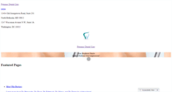 Desktop Screenshot of potomacdentalcenter.com